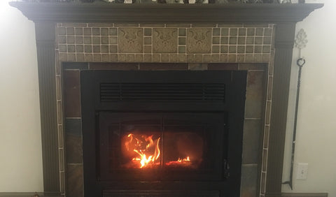 Brownstone fireplace 2