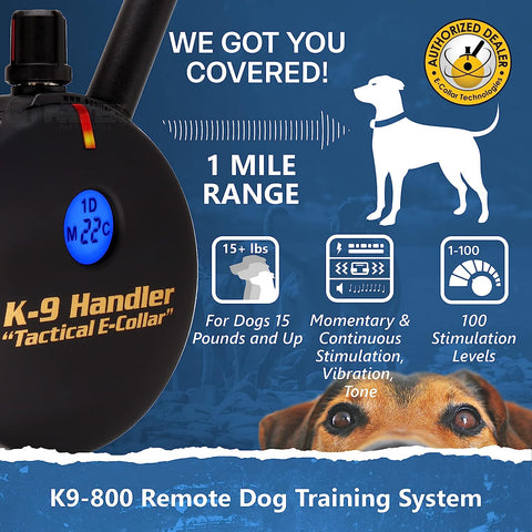 E-Collar Technologies K9-800 Tactical Dog Training Collar