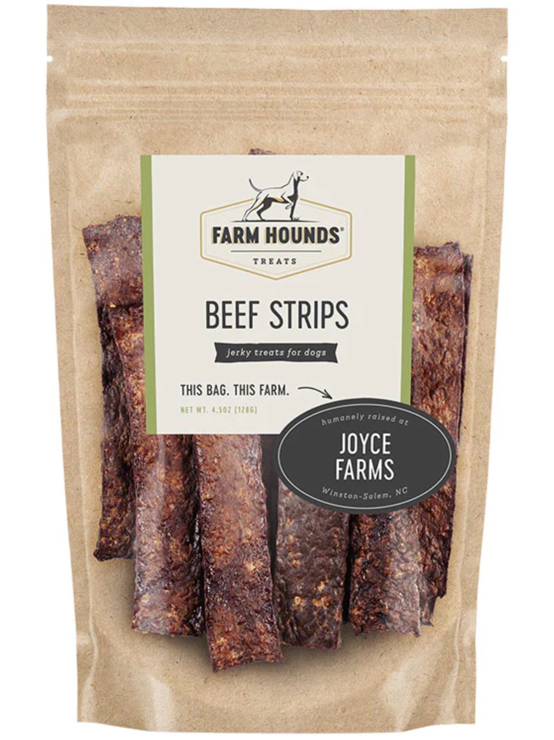 Farm Hounds All-Natural Beef Strips Dog Treats, 4.5-oz bag