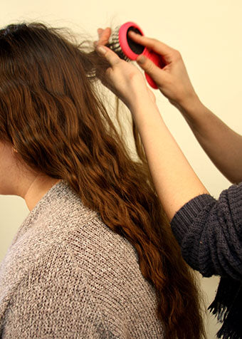 Comb through clean hair