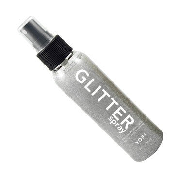 glitter spray silver