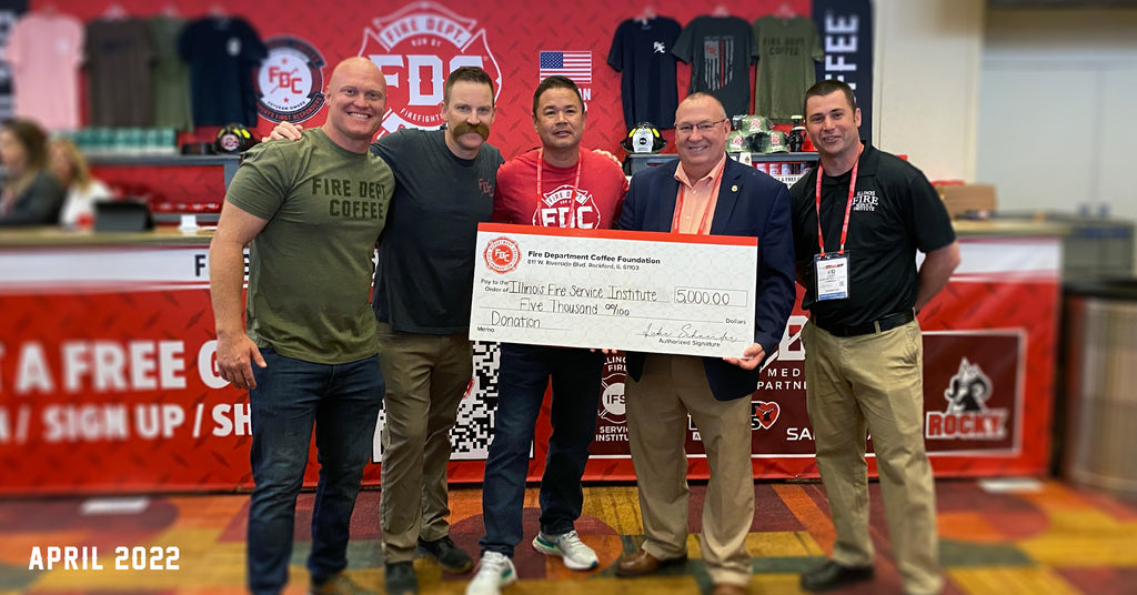 The Fire Department Coffee Charitable Foundation proudly supports the Illinois Fire Safety Institute to help veterans transition to the fire service industry.