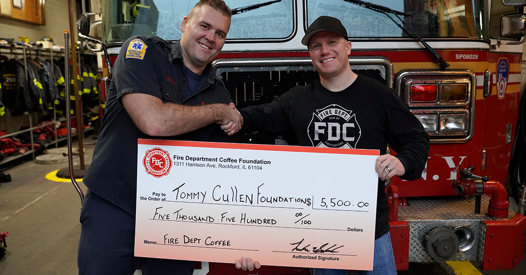 Donation of $5,500 to the Tommy Cullen Foundation.