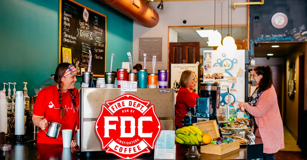 Wired Cafe of Rockford, IL proudly serves Fire Department Coffee