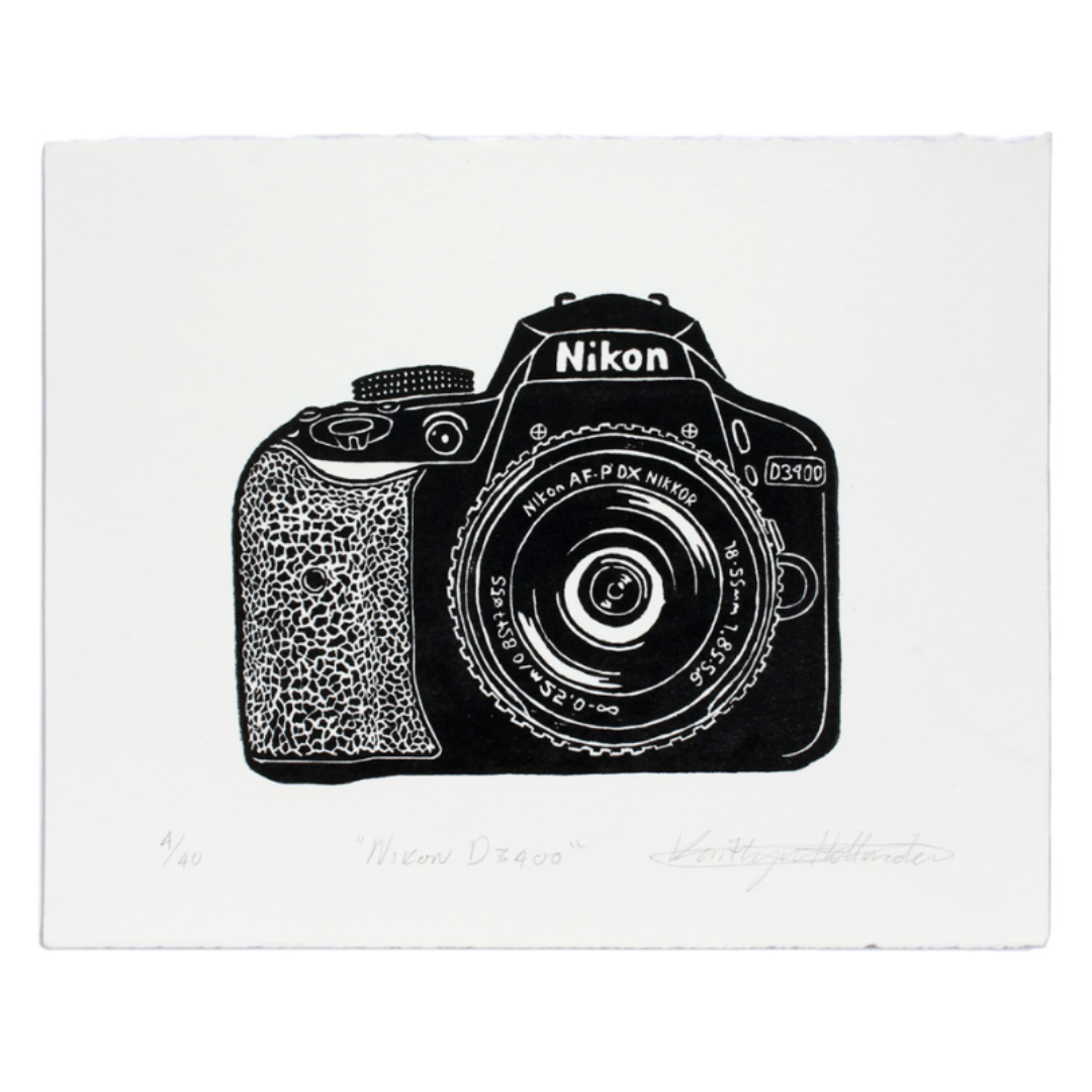 Nikon D3400 Camera Print – Pretty Grit