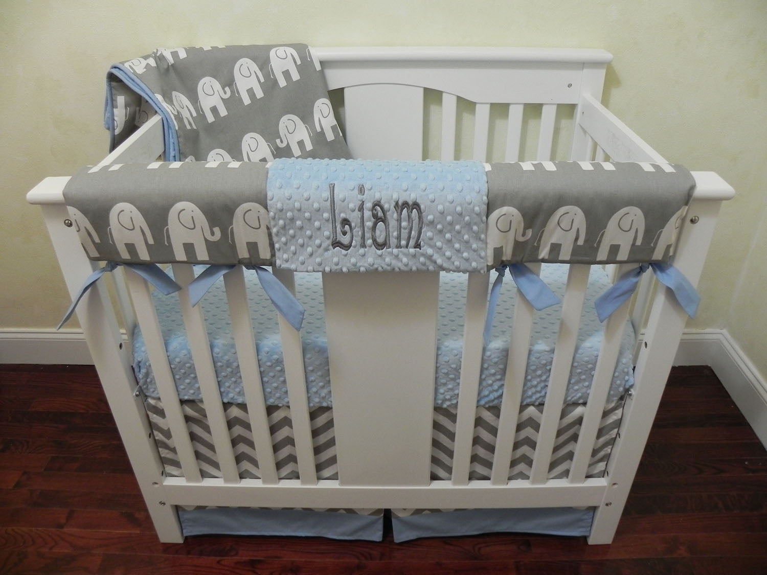 baby blue crib sheets