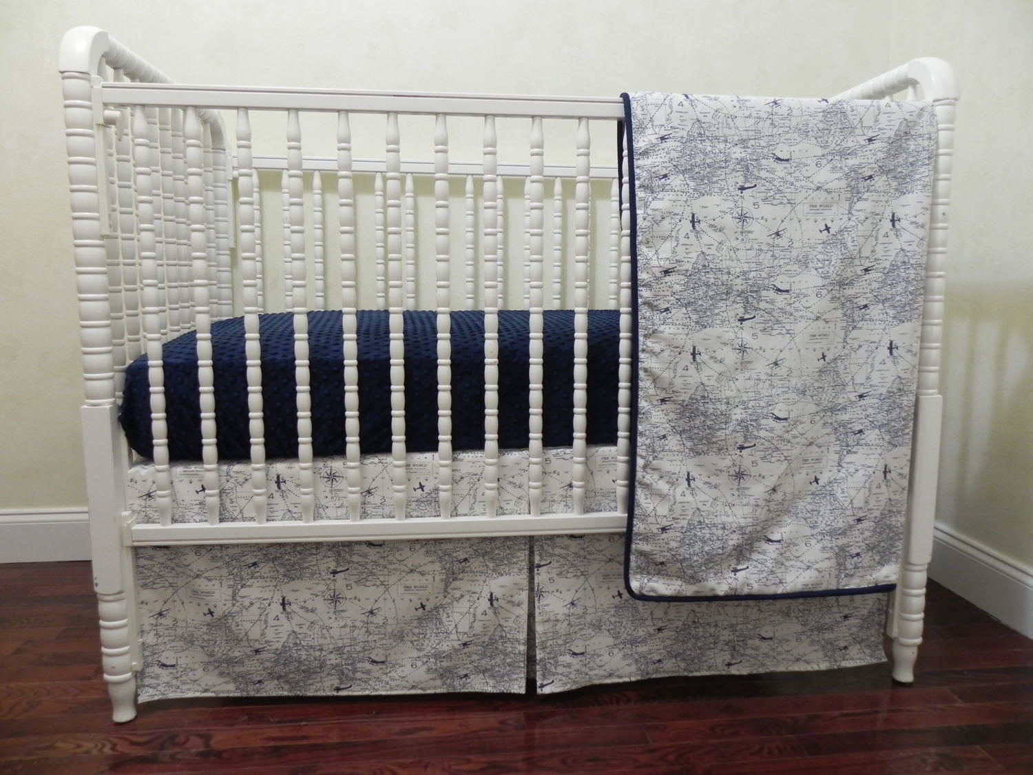 aviator crib bedding