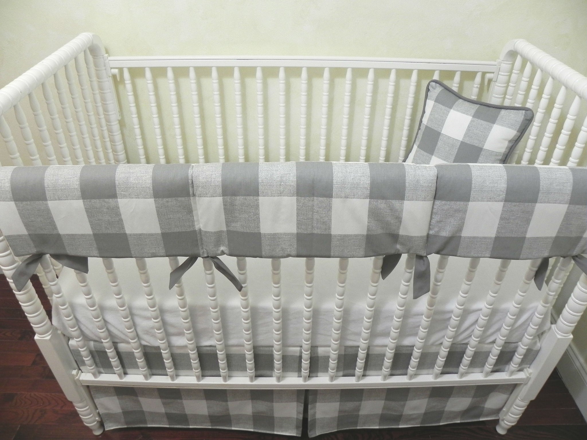 buffalo plaid crib set