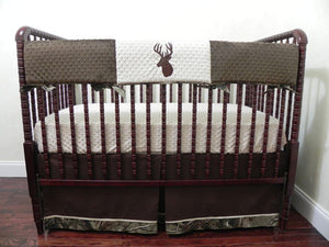 camo crib bedding