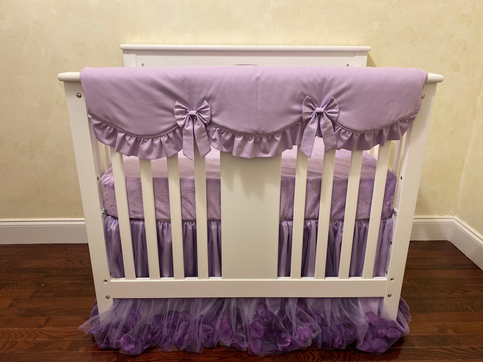 mini crib bedding sets girl