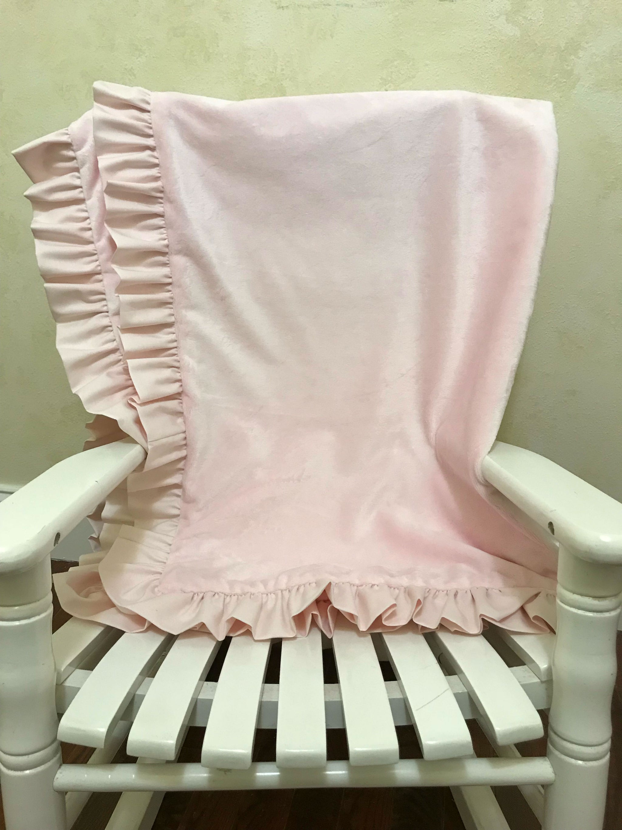 pale pink baby bedding