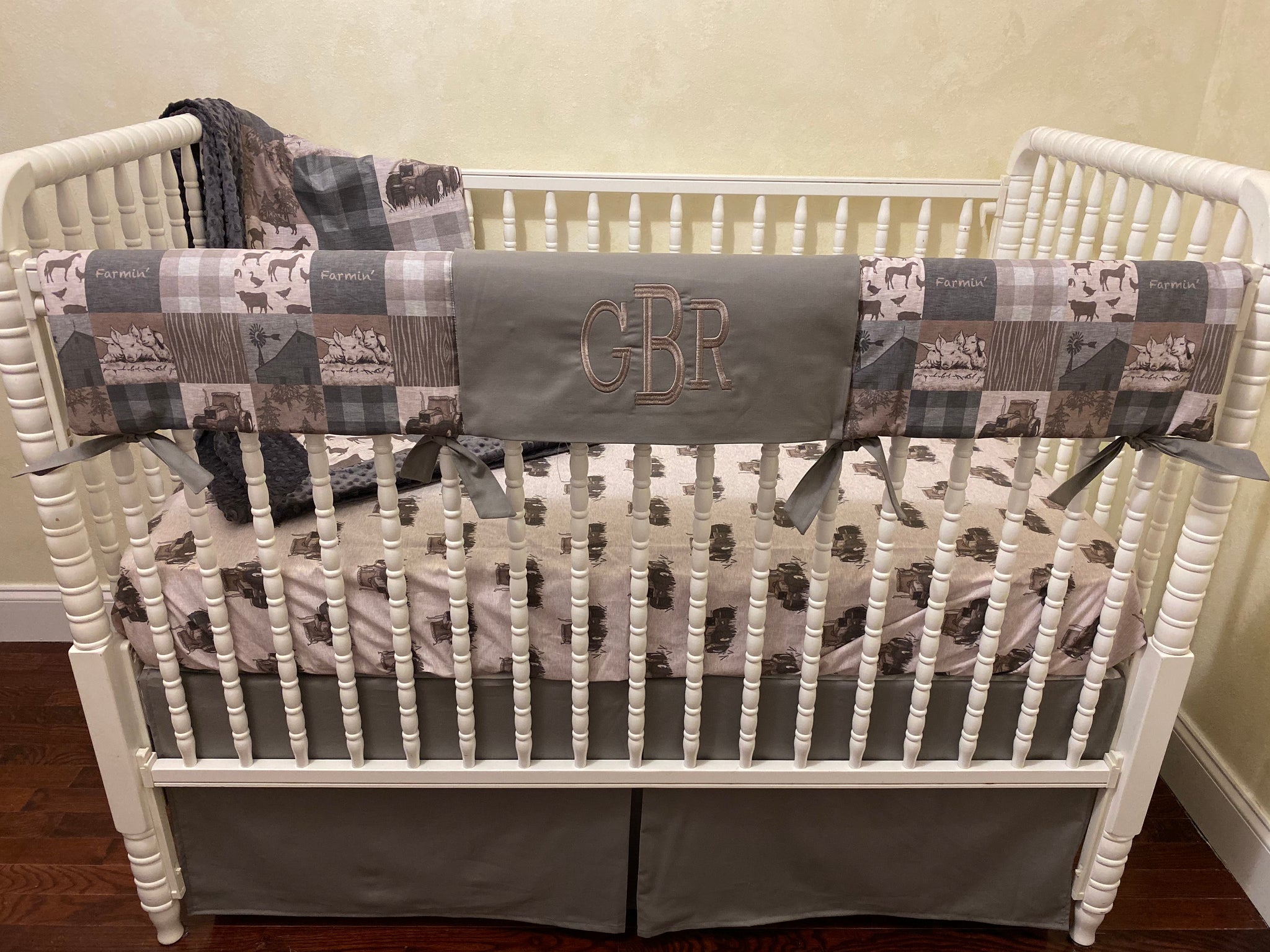 baby farm animal crib bedding sets