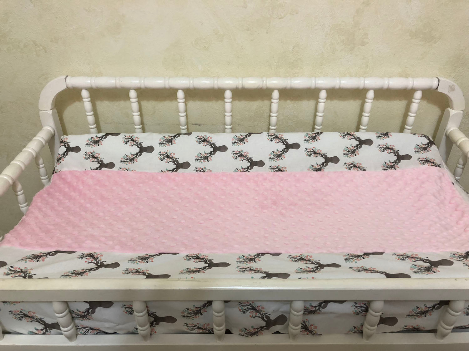 floral deer crib bedding