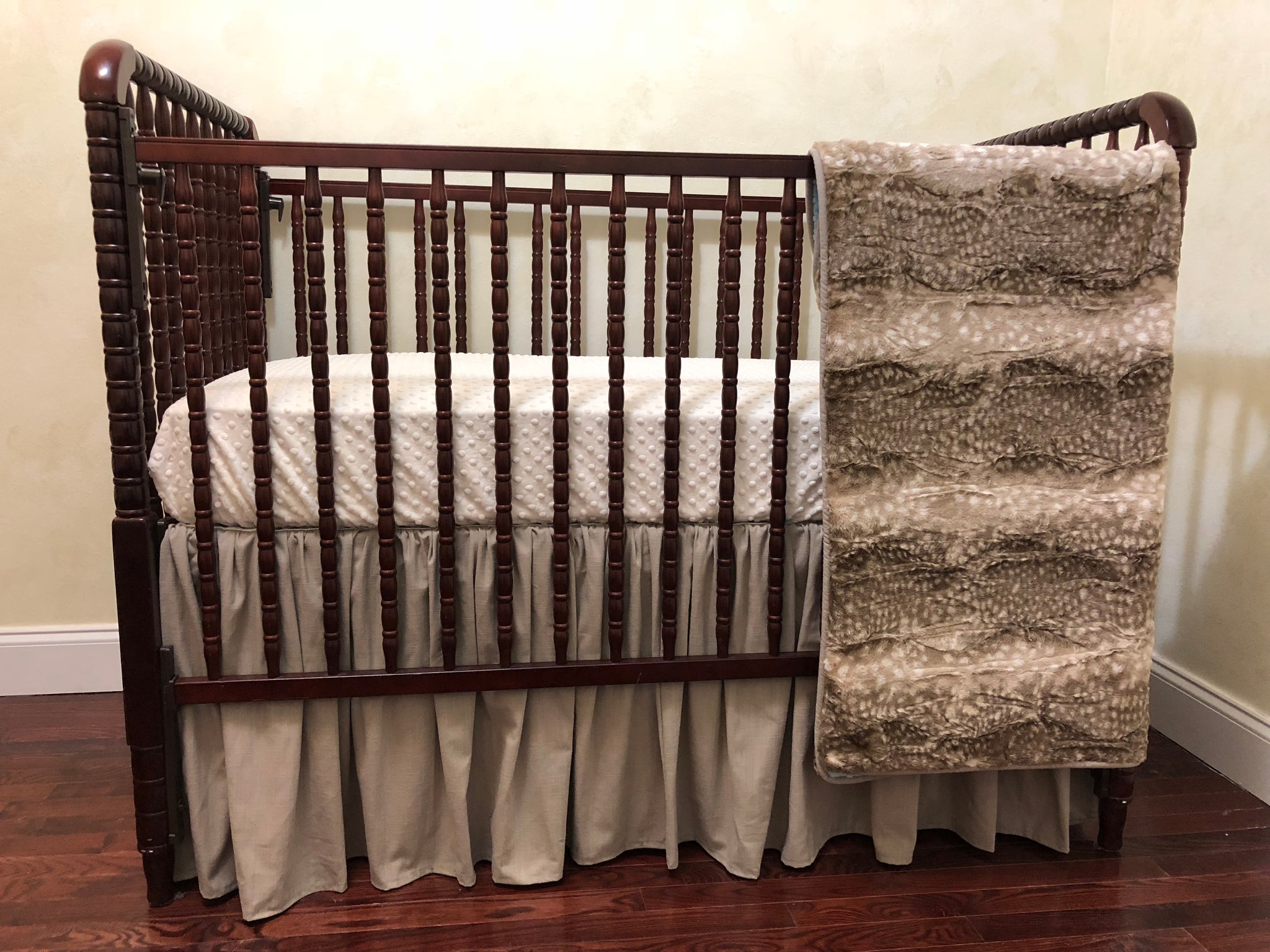 fawn nursery bedding