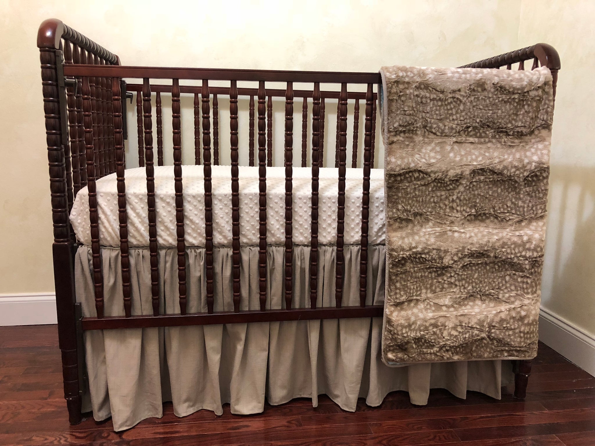 fawn crib bedding