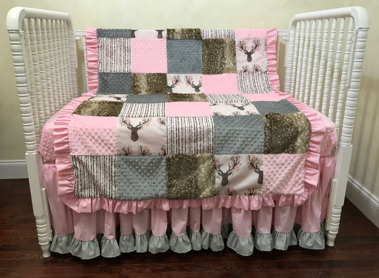 deer crib bedding set