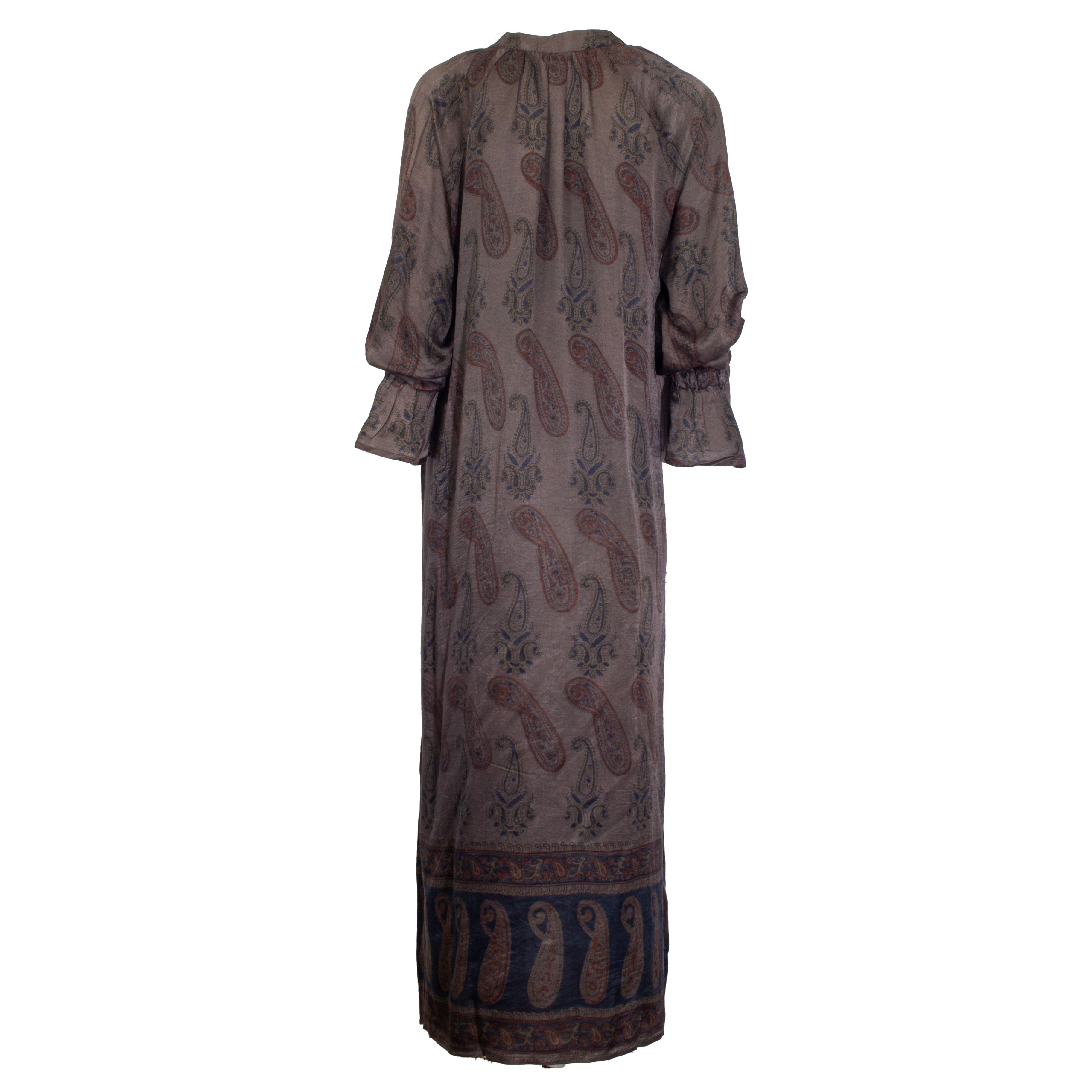 Ajrak Silk Dress