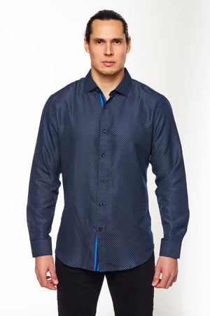 William Pattern Button Down Shirt - JC Hats & Belts
