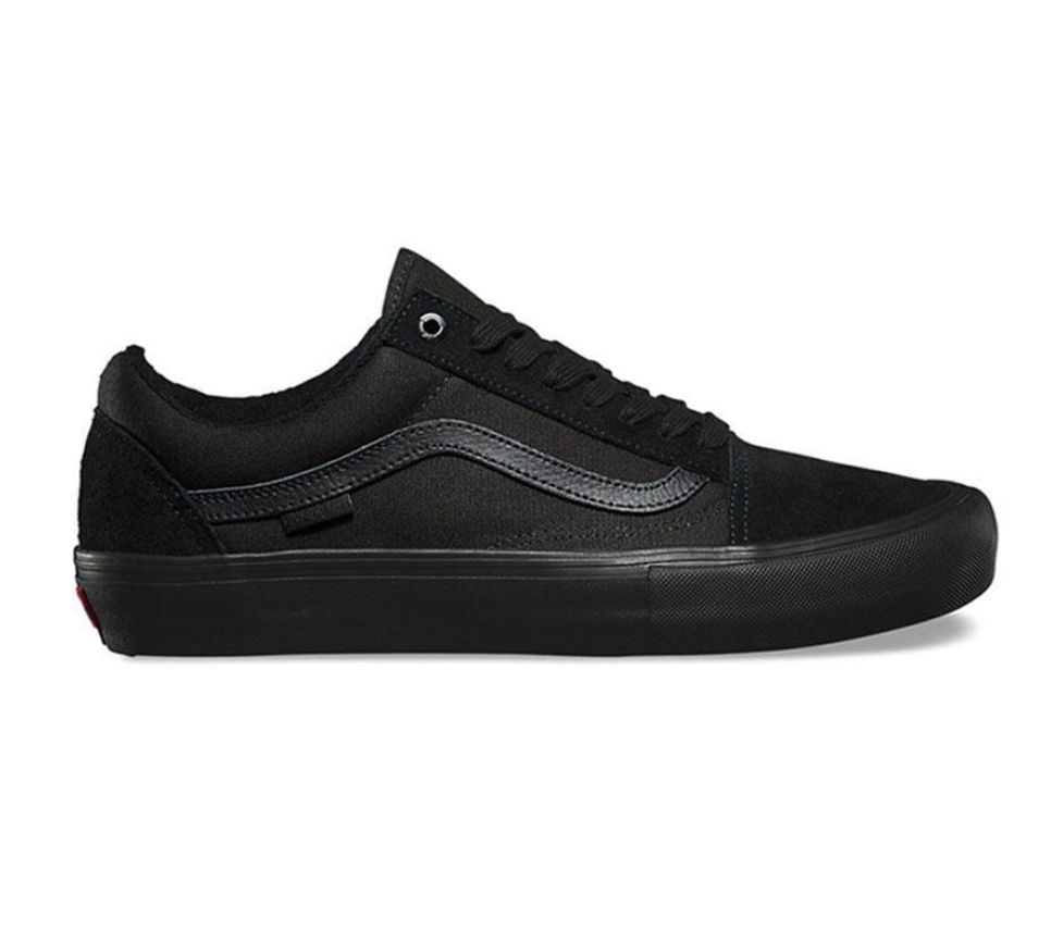 mens all black old skool vans