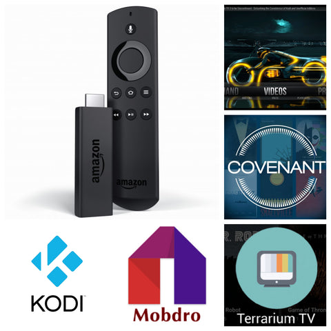 Amazon Fire tv Stick Second Gen Covenant Terrarium Tv Kodi Mobdro