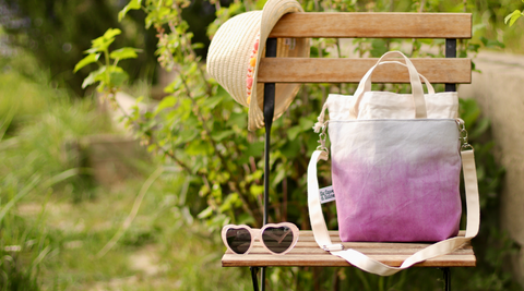 Hand-dyed bag