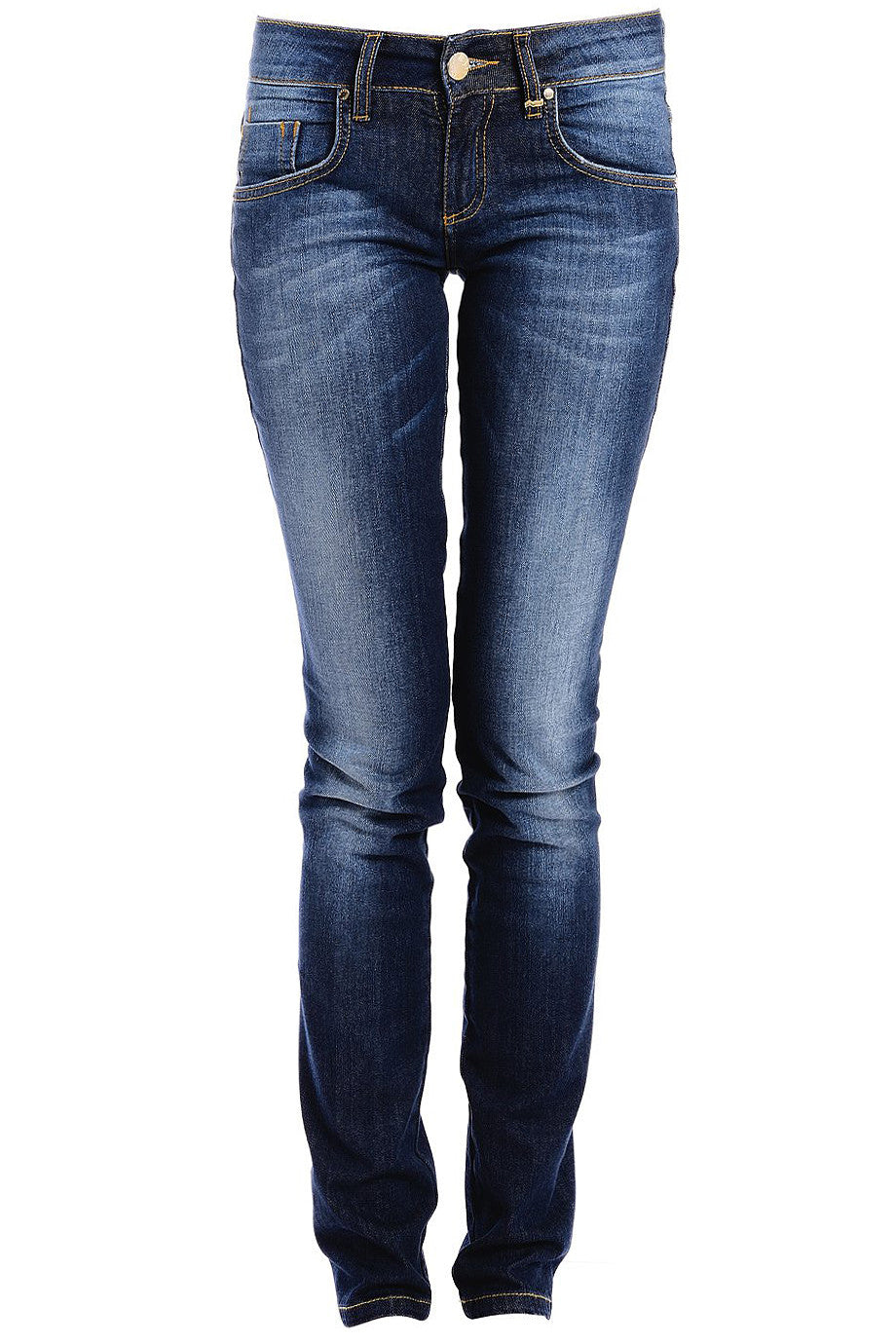 Carlos Miele Faded Dark Blue Jeans