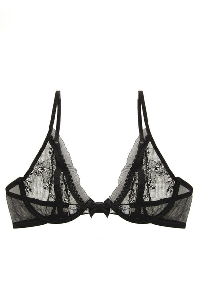 COTTON CLUB SHIRLEY Black Lace Bra – PRET-A-BEAUTE.COM