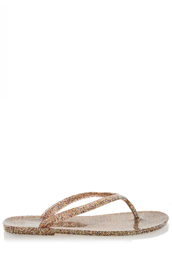 Super Cute Black Glitter Thong Sandal