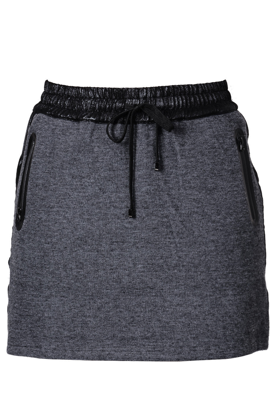 C BLOCK PIA Grey Elastic Drawstring Skirt – PRET-A-BEAUTE