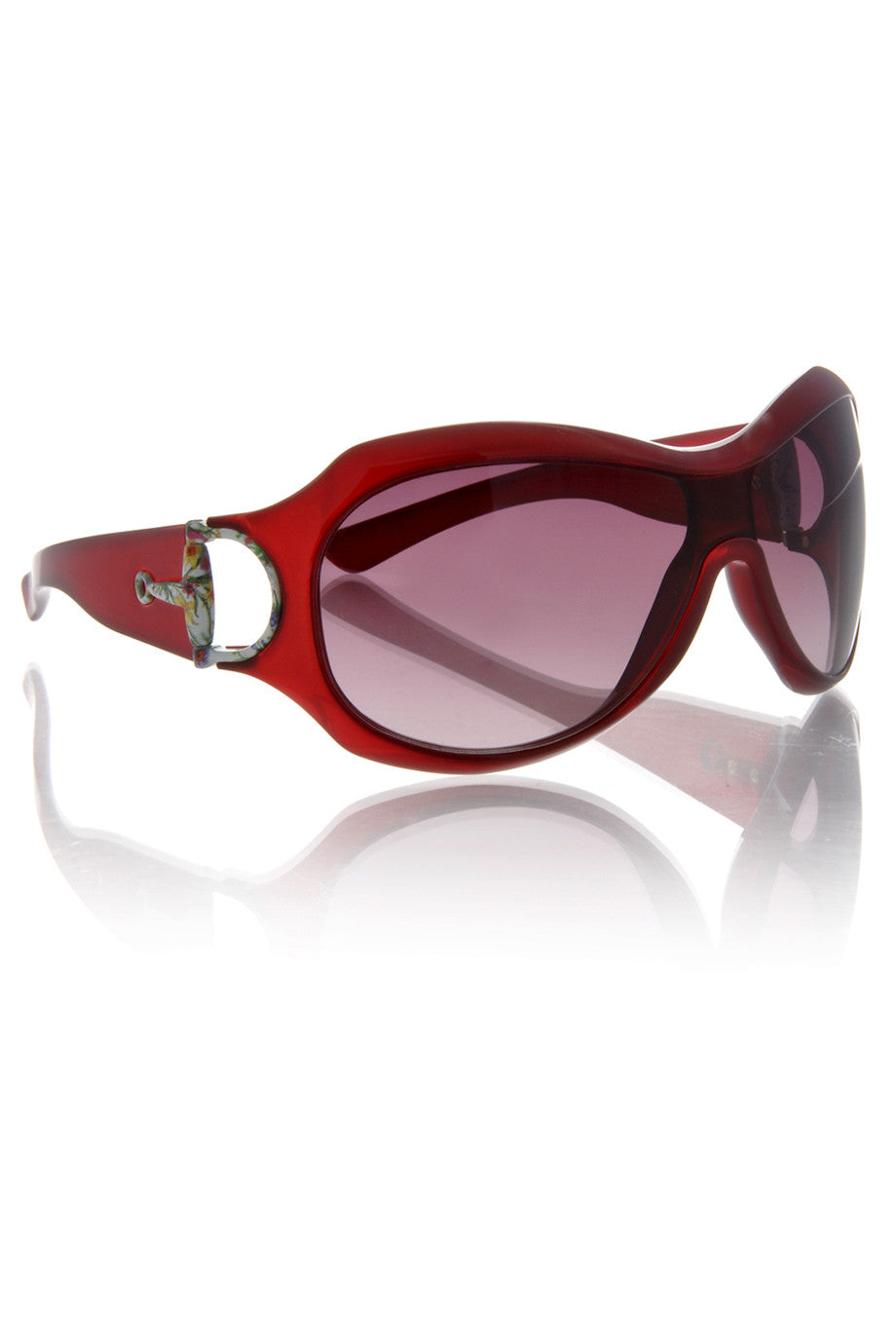 gucci sunglasses with red arms