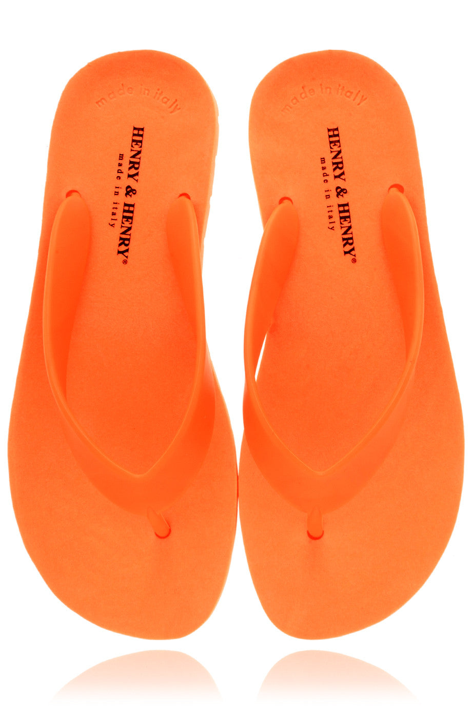 orange flip flops womens