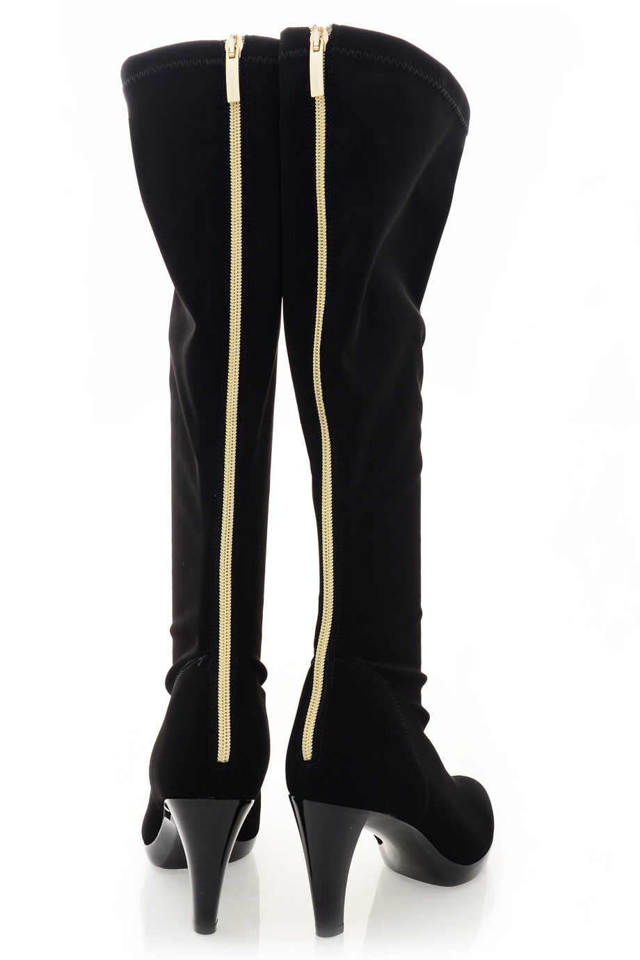 NR RAPISARDI BLACK SANTOS Suede Thigh-High Boots – PRET-A-BEAUTE