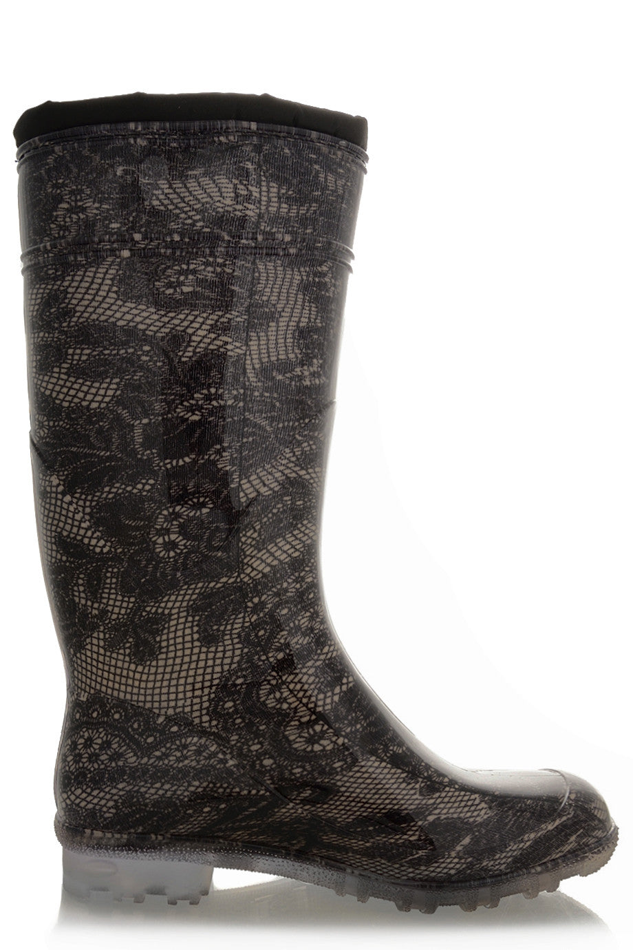 valentino lace rain boots