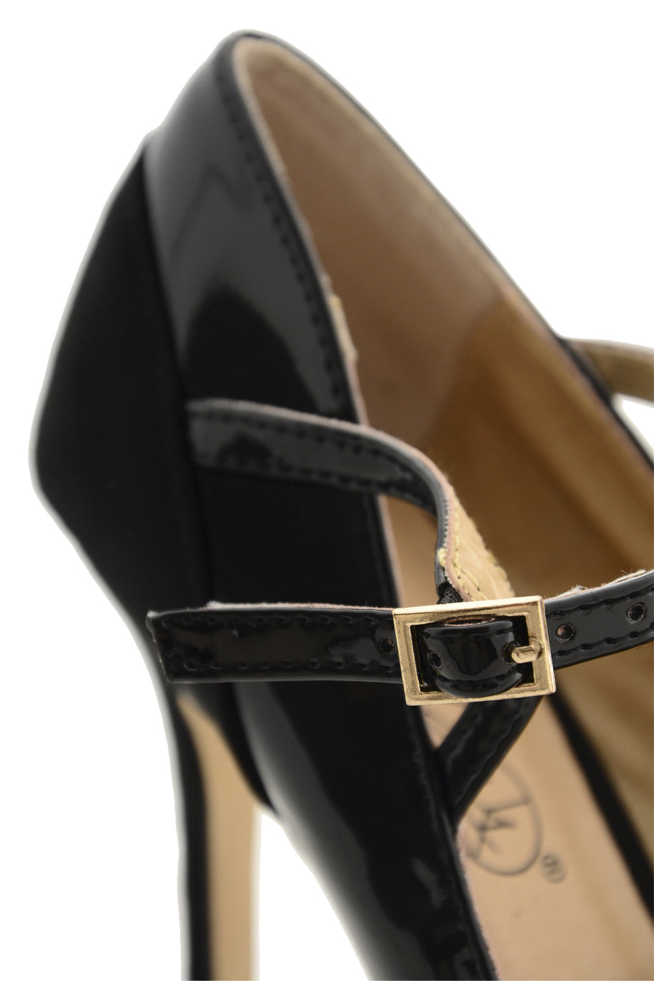 TIMELESS FELICIA Black Ankle Strap Court Shoes – PRET-A-BEAUTE
