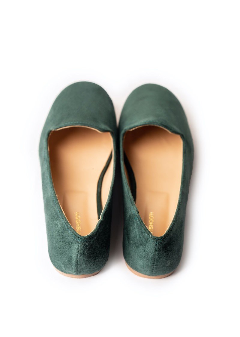 forest green loafers