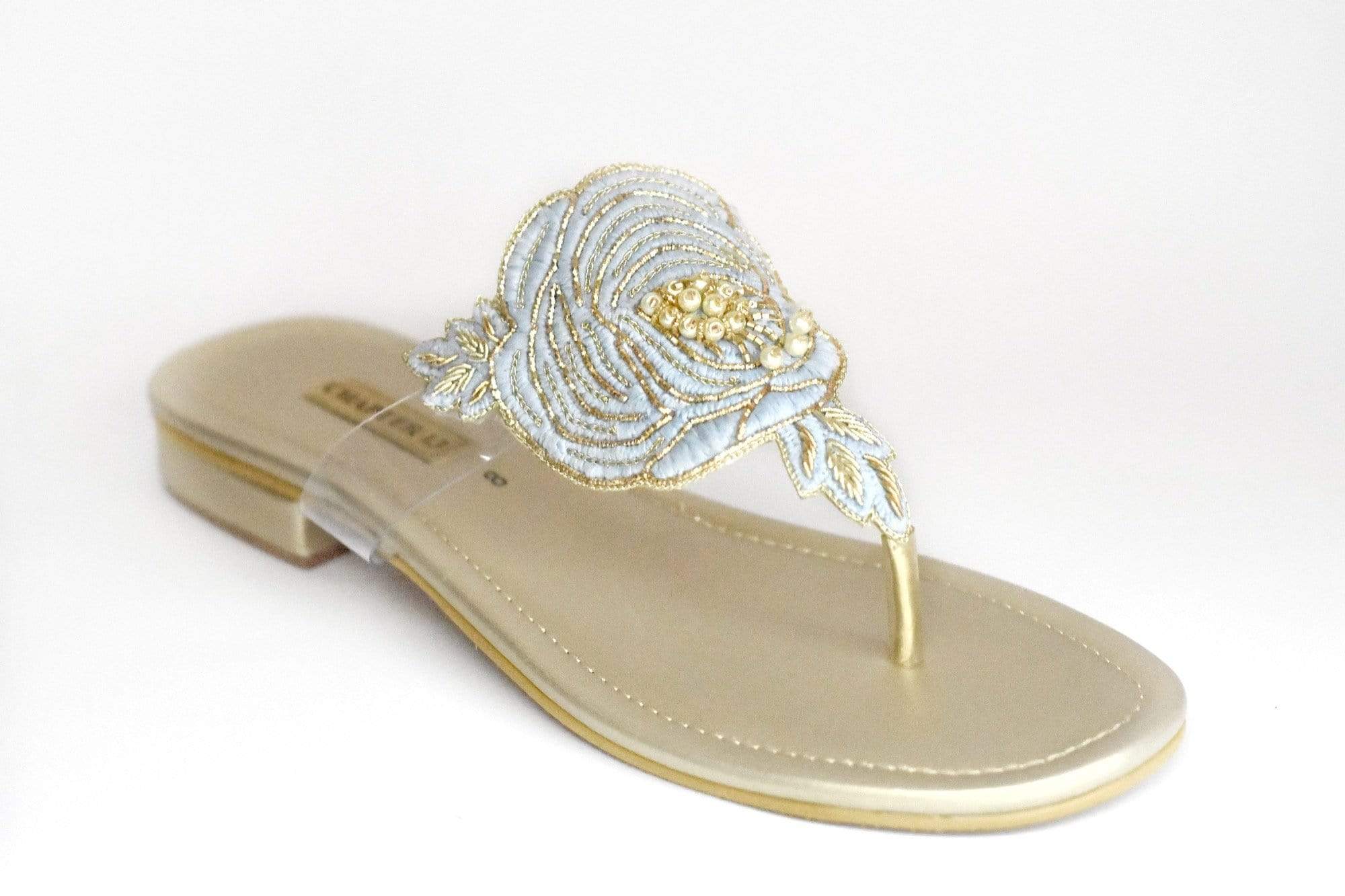 pale blue flats