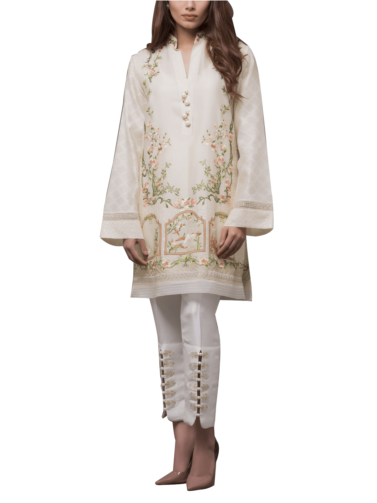 sabhyata raw silk pants