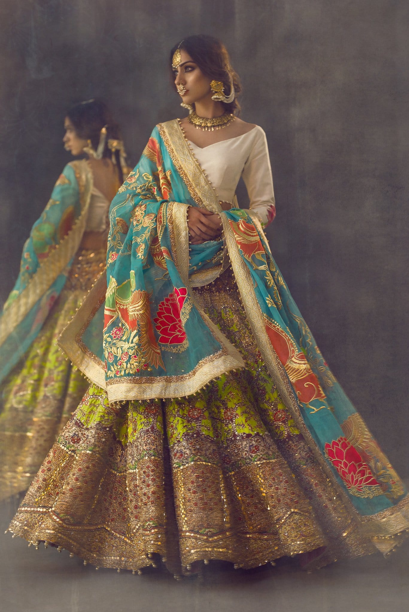 Ali Xeeshan Pakistani Fashion Bridal Dress Studio By Tcs