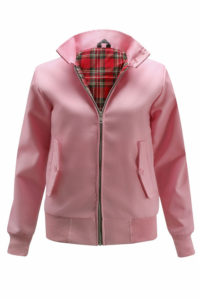 Download Womens Classic Harrington Jacket - Pink - Harrington ...