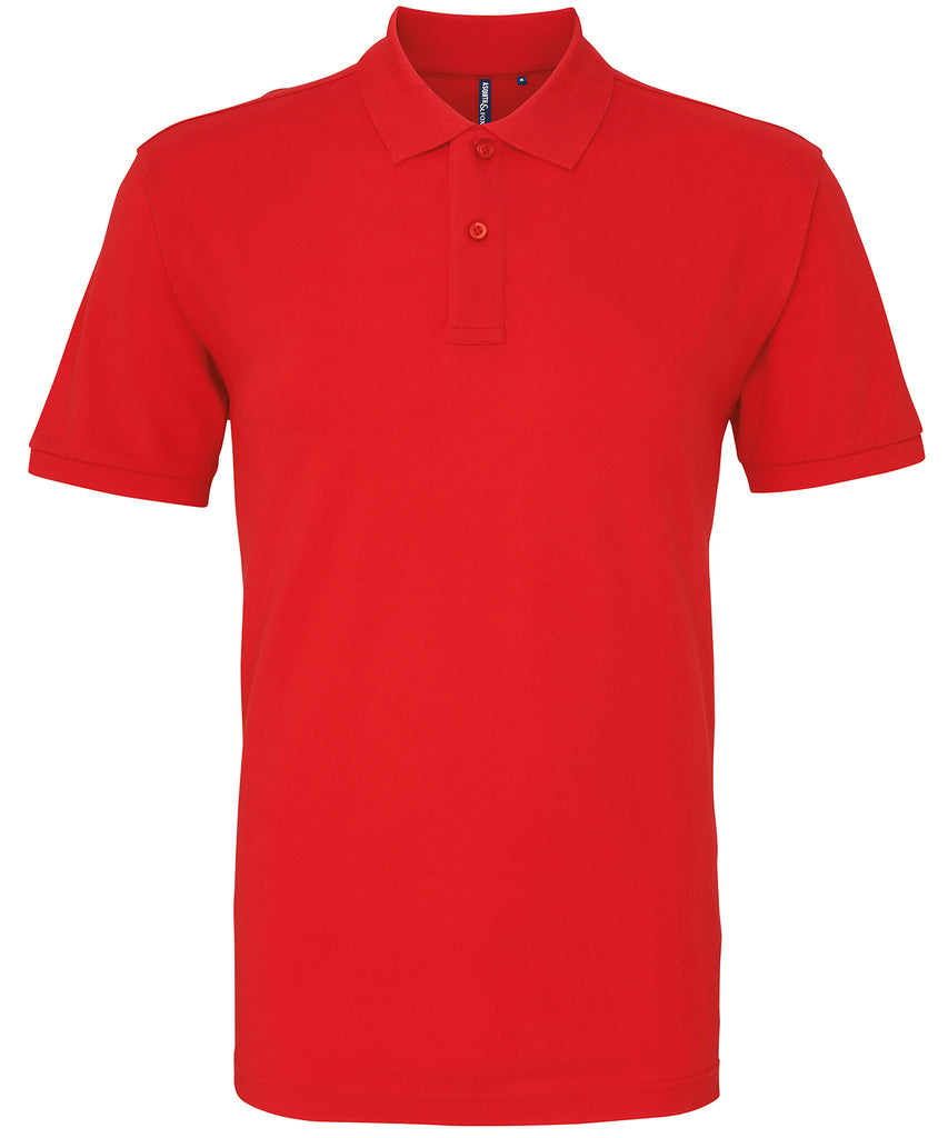 Mens Plain Short Sleeve Polo Shirt - Red – Harrington Jacket Store