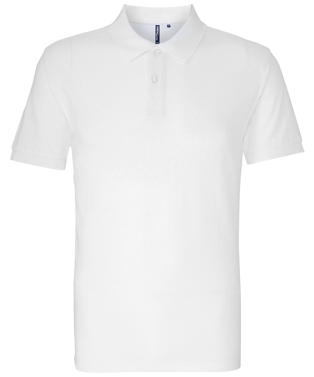 Mens Plain Short Sleeve Polo Shirt - White – Harrington Jacket Store