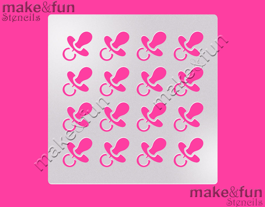 Baby Shower Cookie Stencil Airbrushing Craft Stencil Make And