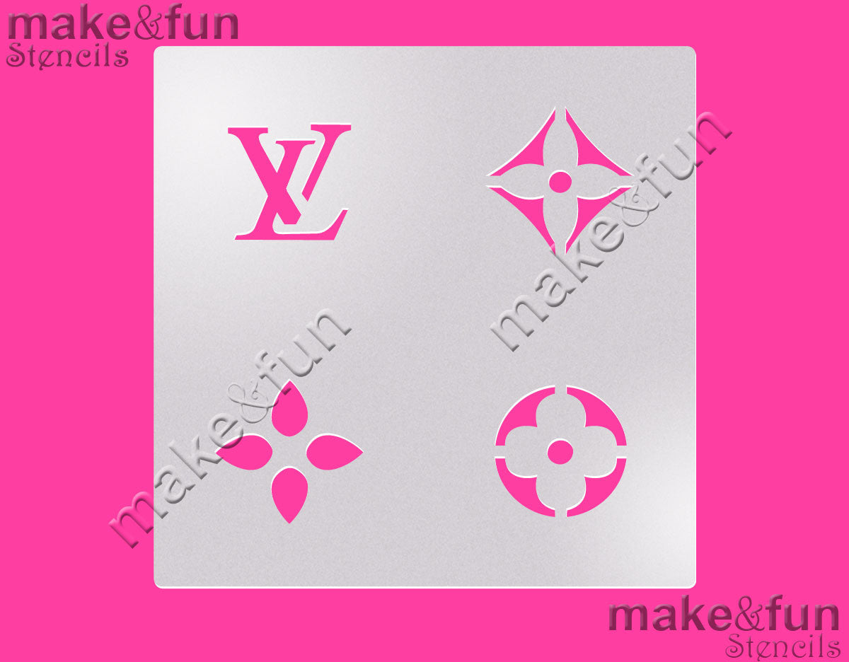 Buy Large LV Fashion Brand Decorating Print Stencil - Custom Decorating  Stencils from Bakell Online at desertcartIsrael