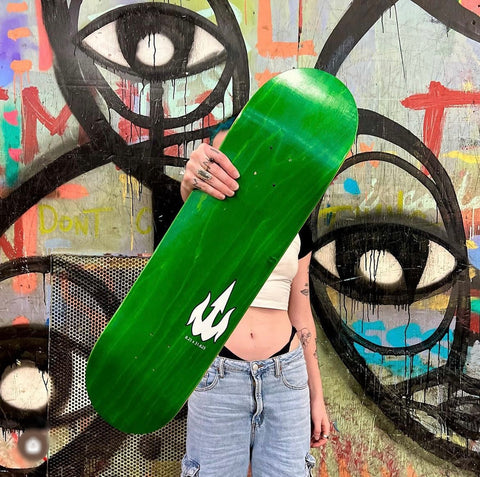 Green WBZ Trident Skateboard