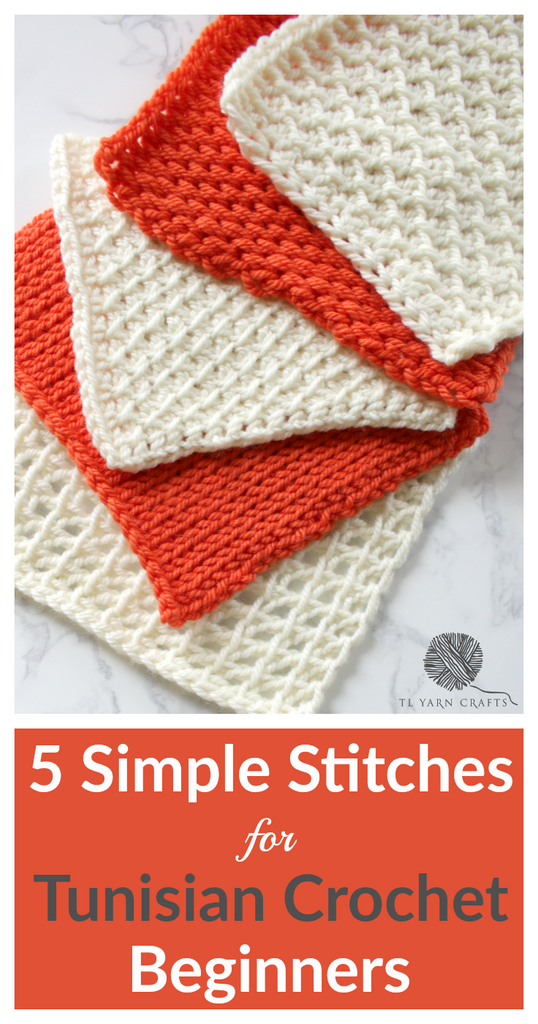 5 Simple Stitches For Tunisian Crochet Beginners Video