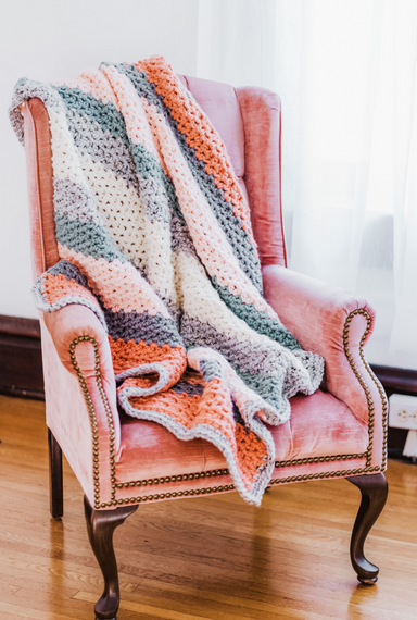 Let's Stay Home Blanket // Crochet PDF Pattern — TL Yarn Crafts