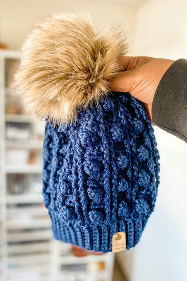 Mega Pom Beanie, Now in 6 Sizes! - TL Yarn Crafts