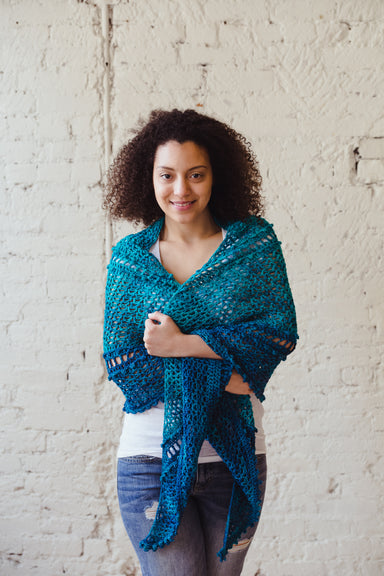 The Flatiron Shawl, from TL Yarn Crafts - TL Yarn Crafts