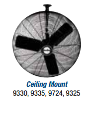 Air King 30 Oscillating Ceiling Mount Fan