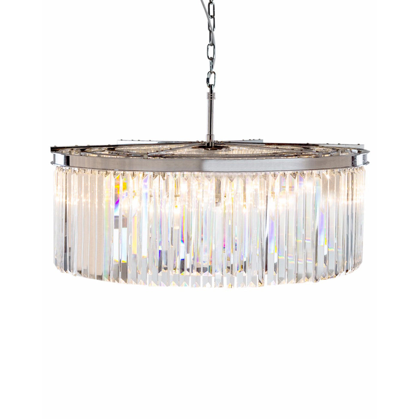 round prism chandelier